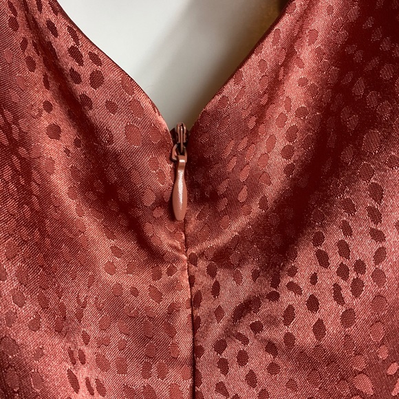 Satin midi slit dress 2x - Picture 9 of 11